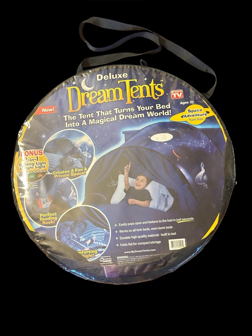 Dream Tents Deluxe Space Adventure Bed Tent - As seen on TV NWT
